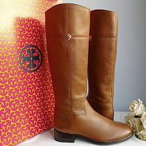 Tory Burch Leather Jolie Riding Boots